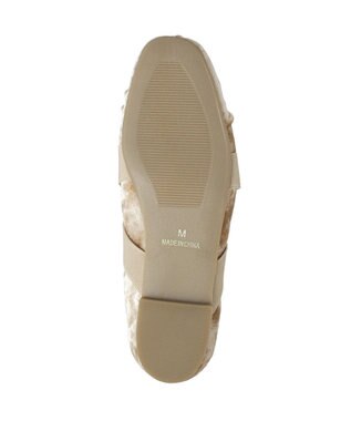 AMERICAN HOLIC ギャザークロスバレエシューズ Beige