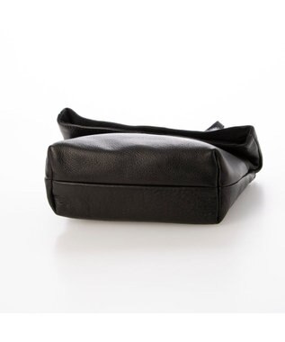 UNBILLION ペルケ perche / ガーメントレザー・サスティナブルミニショルダー ブラック