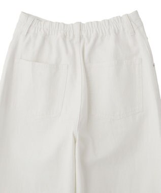 YECCA VECCA 綿麻バギーツイルパンツ Off White