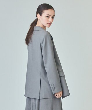 GRACE CONTINENTAL サイドベンツジャケット グレー