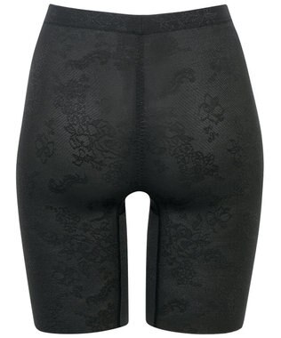 WACOAL ガードル ロング丈 【EverChic】 綿混メッシュ生地(本体) 通気性(本体) ほどよくおなか押さえ フリーカッティング仕様(裾) レディース GRC430 /ワコール ブラック