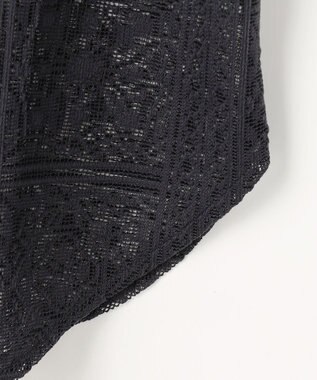 ANY L レースオーバーシャツ スレート