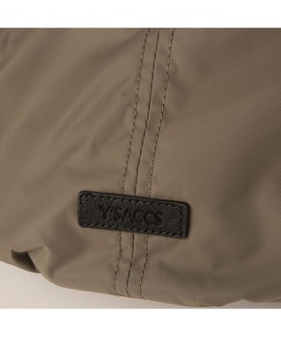 Y'SACCS リサイクルナイロン　ふんわりトート　Sサイズ グレージュ×チョコ