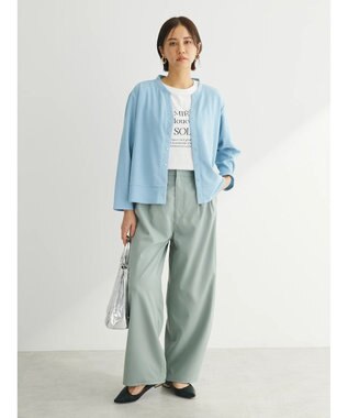 Green Parks フェミニンロゴボックスＴシャツ Off White