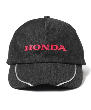 WEGO 【ユニセックス着用ITEM】別注Hondaキャップ デニムブラック