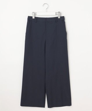J.PRESS LADIES 【セットアップ対応・洗える・撥水】コットンFITTY ストレート パンツ ネイビー系