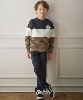 J.PRESS KIDS 【140-170cm】COMBI トリコロール トレーナー ネイビー系2