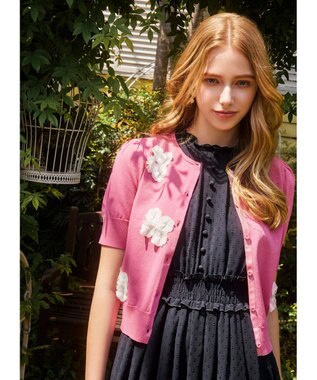 TOCCA FLOWER POP 半袖カーディガン