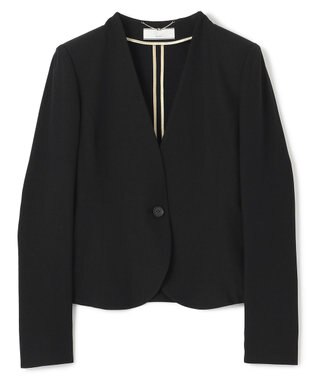 BEIGE， LUIZA / ノーカラージャケット Black