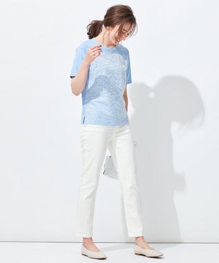 自由区 【WE WANT】365DENIM ストレートスリムデニム パンツ ホワイト系