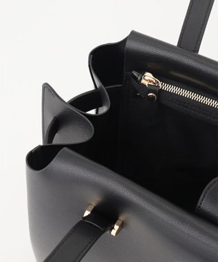 LA BAGAGERIE コンビカラーA4トートバッグ ブラック