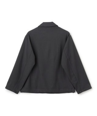 UNFILO MENS 【男女兼用】フラノライク ショートブルゾン [24年秋冬商品] チャコール グレー