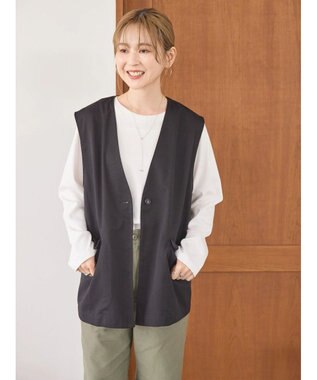 AMERICAN HOLIC Ｖネックジレ Black