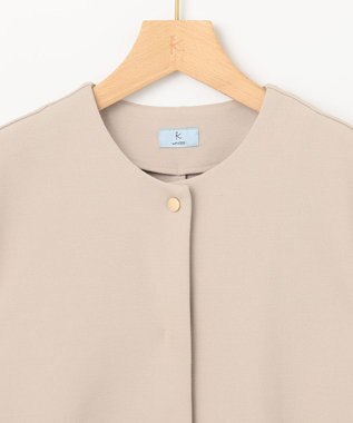 組曲 S 【接触冷感・吸湿・UVカット】ジョーゼットジャージー ジレ ラテベージュ系