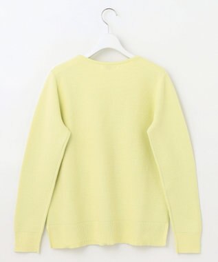 J.PRESS LADIES 【洗える】 ハウストンオーガニック ニット 黄緑系