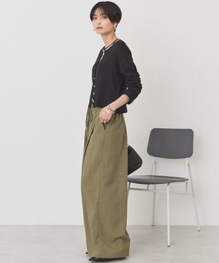 AMERICAN HOLIC 【２点セット】リンガーＴシャツ＋カーディガン Off White