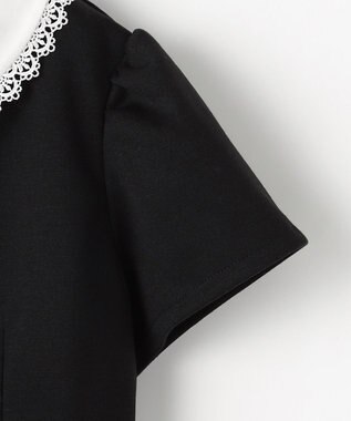 ANY KIDS 襟付きワンピース ブラック