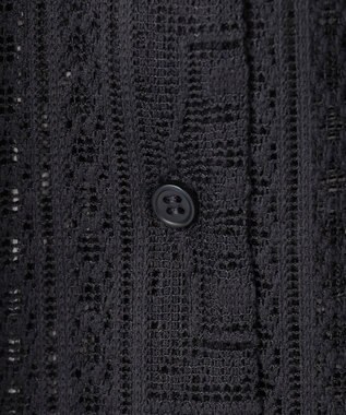 ANY L レースオーバーシャツ スレート