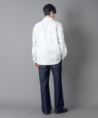 WEGO パターンルーズシャツ（LS） 柄3