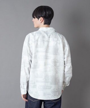 WEGO パターンルーズシャツ（LS） 柄3