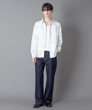 WEGO パターンルーズシャツ（LS） 柄3