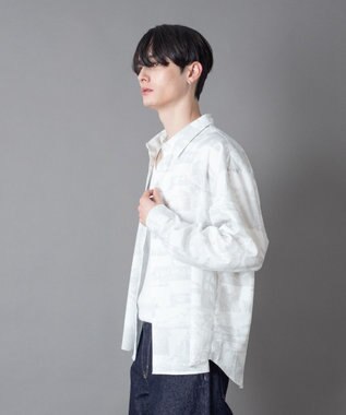 WEGO パターンルーズシャツ（LS） 柄3