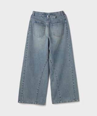 GRACE CONTINENTAL ラップ2wayデニムパンツ ブルー