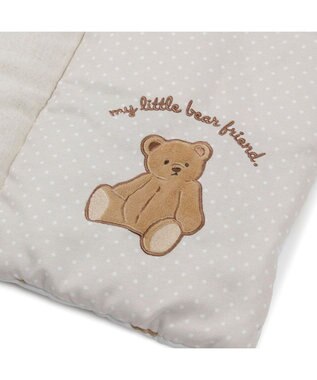 PET PARADISE ペットパラダイス  クールロールマット 《くまちゃん》 ホワイト×ブラウン