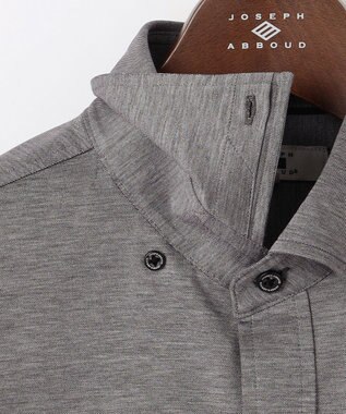 JOSEPH ABBOUD 【キングサイズ・ストレッチ・洗える】コンパクトジャージーシャンブレー グレー系