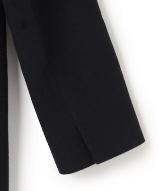 23区 ウールカシミヤビーバー スタンドカラー コート ブラック系