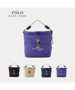 MOONBAT POLO RALPH LAUREN(ポロ ラルフローレン) 【C-zeroはっ水】レインバッグ ショルダーバッグ フラッグベア ポロベア ワンポイント 無地 ネイビーブルー