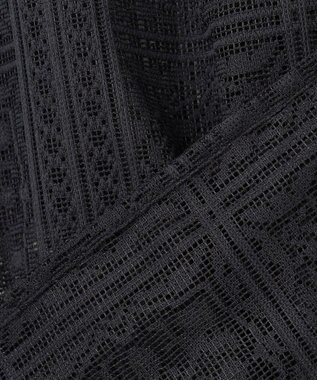 ANY L レースオーバーシャツ スレート