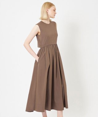 BEIGE，  HYDRANGEA / フレアワンピース Mocha