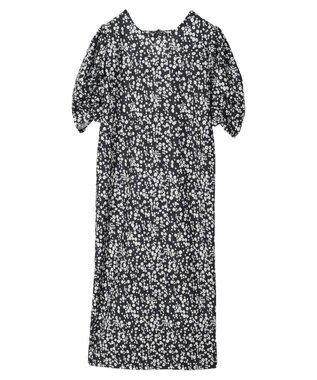 Green Parks ・ＲＡＹ　ＣＡＳＳＩＮ　フラワーｐｔナローワンピース Black