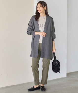 ANY トッパーニットカーデガン グレー