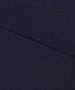 Feroux 【洗える】トラッドデザイン ニットジャケット ネイビー系