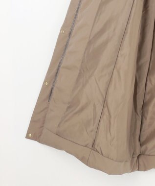 J.PRESS LADIES 【洗える・2way】タフタダウン ロング丈 コート モカ系