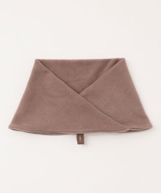 23区GOLF 取り外し可能なスヌード付き【23Fondation/WOMEN】【吸湿発熱】フーディー風 ワンピース ベージュ系