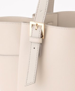 ANY SIS マルチポケットオフィストート バッグ ベージュ