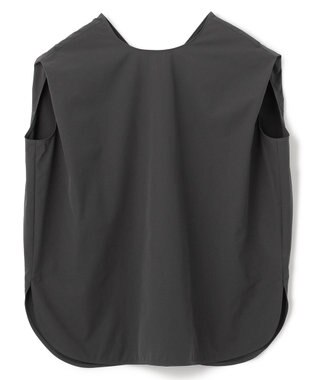 UNFILO FINE MOVE コクーンブラウス チャコール