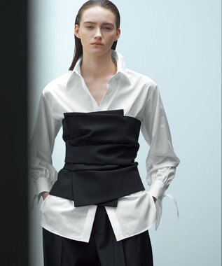 23区 L 【エステータ】ウールトロストレッチ パンツ ブラック系