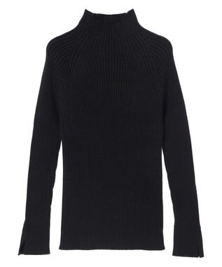 Green Parks ・Ｐｅｔｉｔ　Ｆｌｅｕｒ　ボトルネックリブニット Black