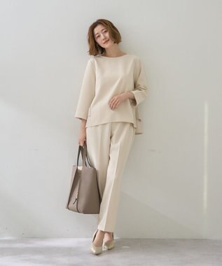 YECCA VECCA 【A4対応】メタルロックトートバッグ Beige