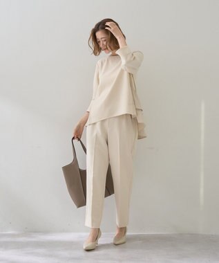 YECCA VECCA 【A4対応】メタルロックトートバッグ Beige