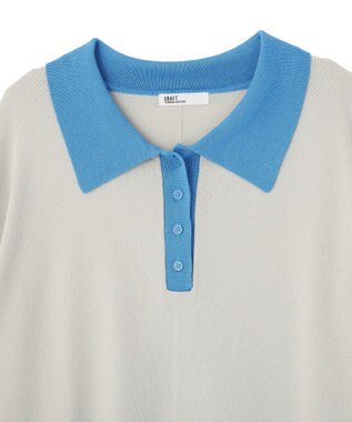 CRAFT STANDARD BOUTIQUE ポロニットプルオーバー Light Gray