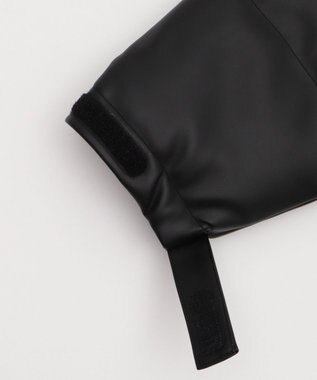 WEGO 【ユニセックス着用ITEM】PUパファーブルゾン ブラック