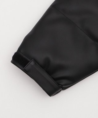 WEGO 【ユニセックス着用ITEM】PUパファーブルゾン ブラック