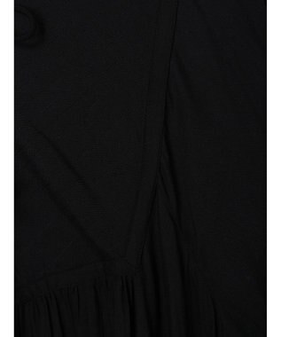 CRAFT STANDARD BOUTIQUE レーヨンキルト切り替えワンピース Black