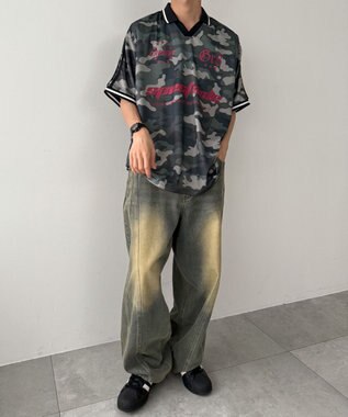 WEGO パターンサッカーT（SS） 柄1