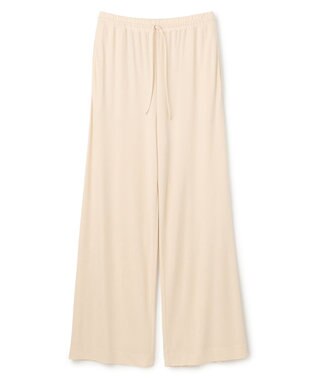 BEIGE， 【洗える】MELLE / ハイストレッチイージーパンツ Ecru